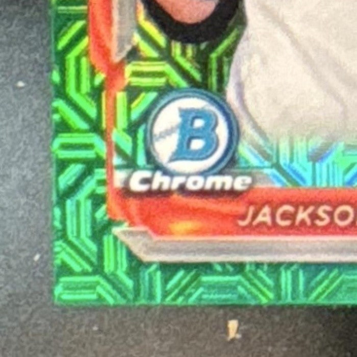 2024 Bowman Chrome Jackson Holliday My 1st Prospect Mega Box Green Mojo /99 RC