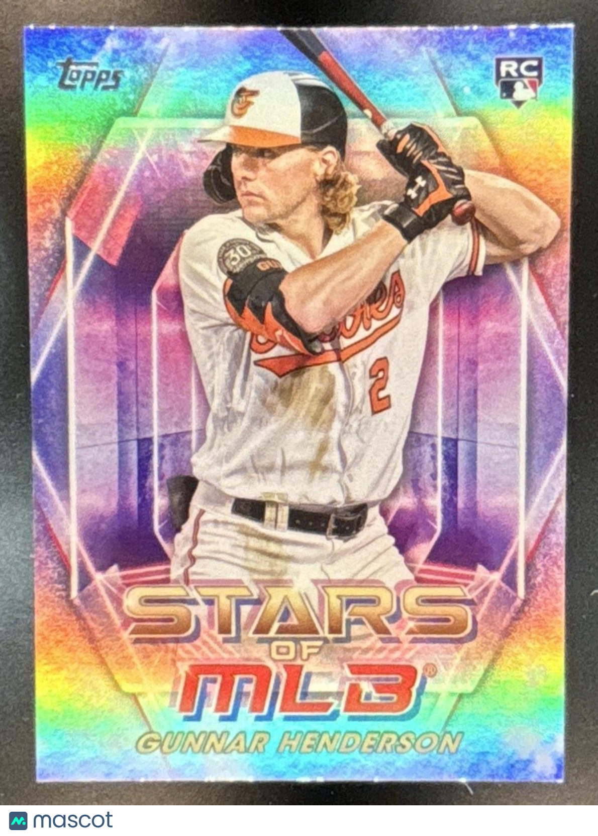 2023 Topps Gunnar Henderson Stars of MLB #SMLB-37 RC Baltimore Orioles