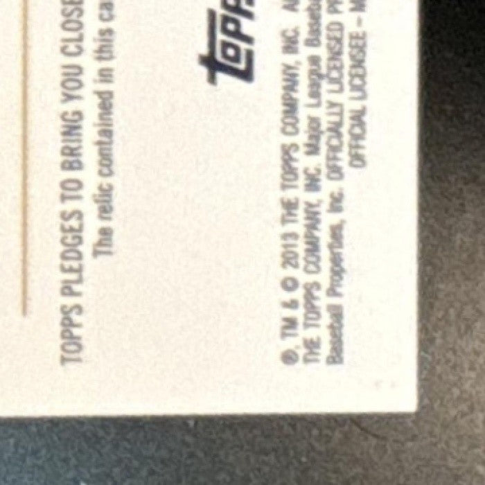 2013 Topps Tribute Bryce Harper to the Stars Relics /99 Washington Nationals