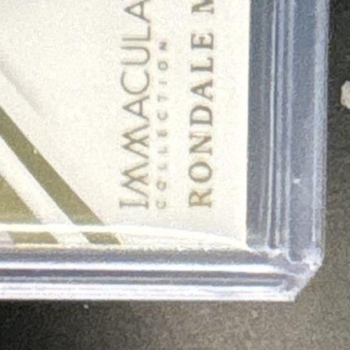 2021 Panini Immaculate Rondale Moore Numbers Patch Auto /85 MEM RC Cardinals