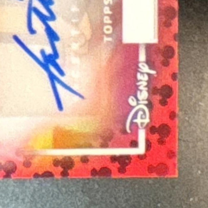 2026 Topps Chrome Disney Jonathan Freeman Jafar Auto Mickey Mouse Red Black /28