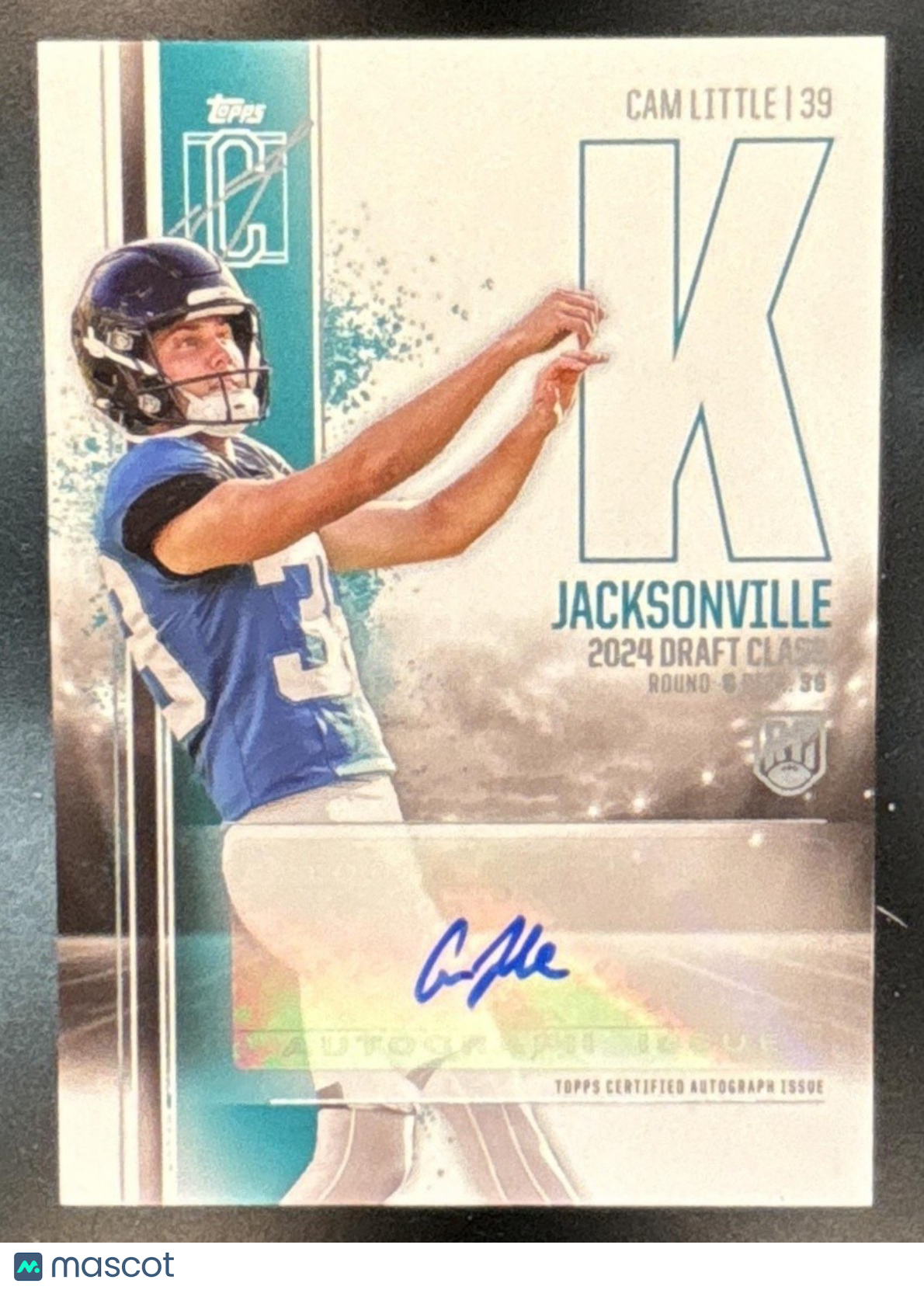 2024 Topps Signature Class Cam Little Auto Variation RC Jacksonville Jaguars