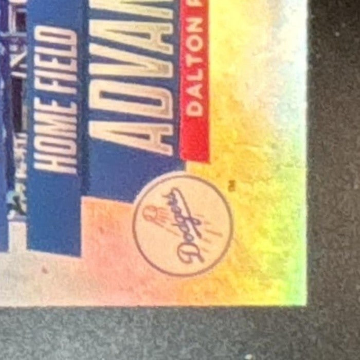 2025 Topps Update Dalton Rushing Homefield Advantage RC SSP Los Angeles Dodgers