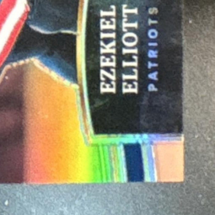 2023 Panini Select Ezekiel Elliott Copper Prizms Die Cut /299 #185 Patriots