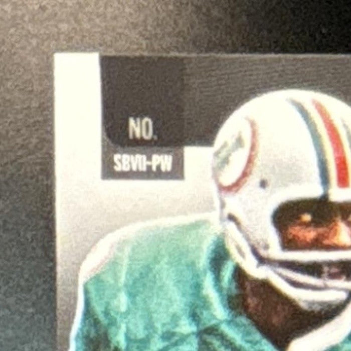 2021 Panini Score Paul Warfield 2019 Super Bowl Prizm Signatures Auto Dolphins