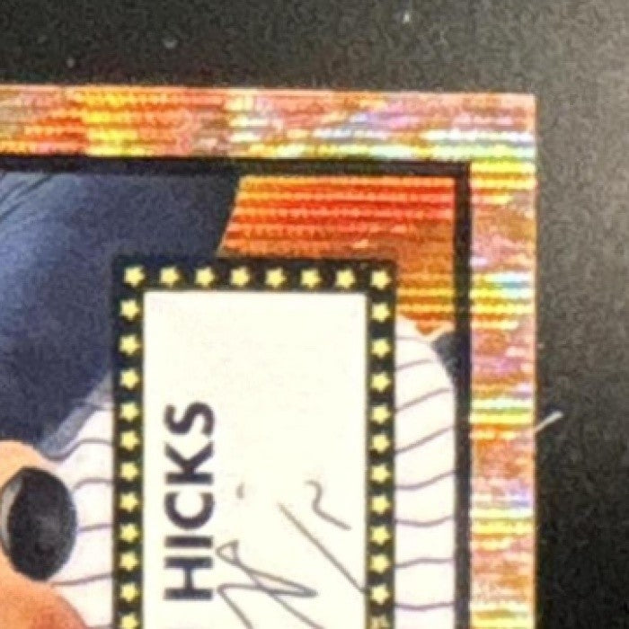 2021 Topps Chrome Platinum Anniversary Aaron Hicks Gold/Rose Gold Wave /50 #361