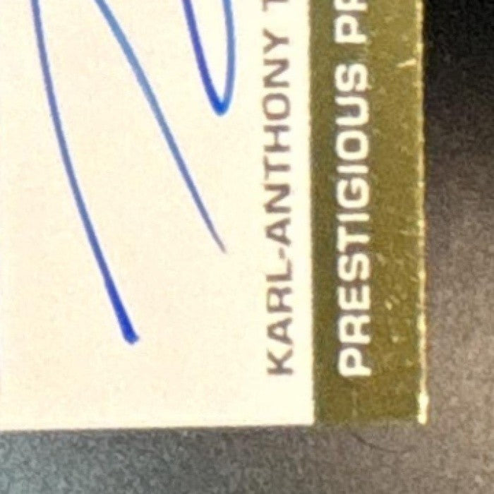 2015-16 Prestige Karl-Anthony Towns Prestigious Premier Signatures /299 RC Auto