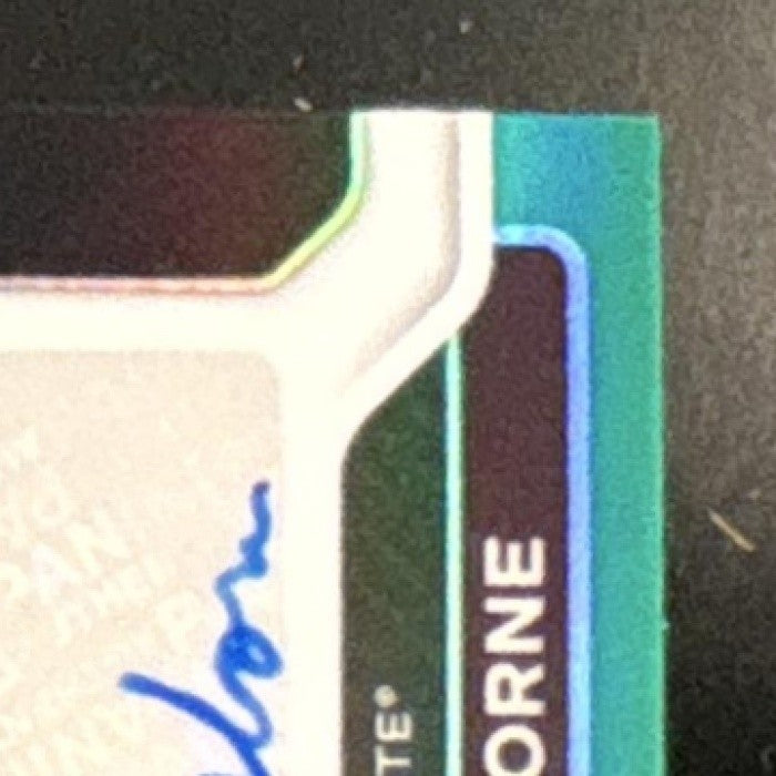 2022-23 Prizm Draft Picks Malik Osborne Sensational Signatures Green Auto
