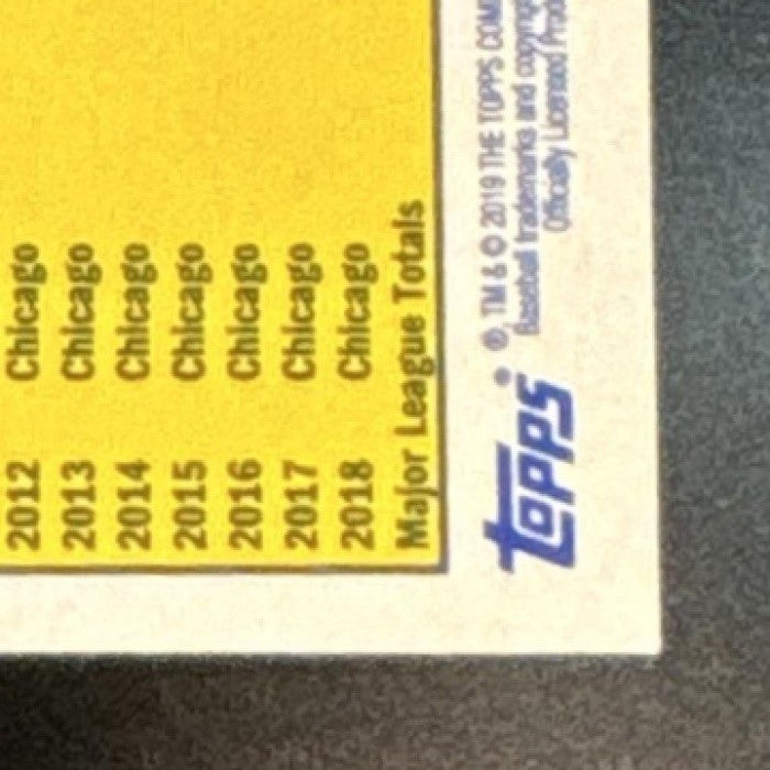 2019 Topps Heritage Anthony Rizzo Real One High Number Auto #ROA-AR Chicago Cubs