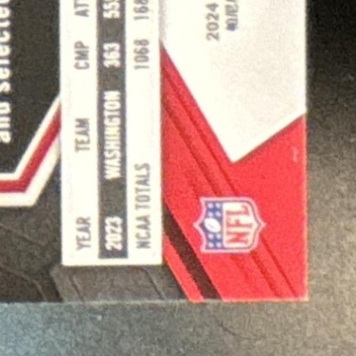 2024 Panini Mosaic Michael Penix Jr. Silver Prizm #308 RC Atlanta Falcons
