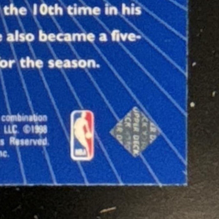 1998-99 Upper Deck Choice Michael Jordan StarQuest Blue #SQ30 Chicago Bulls