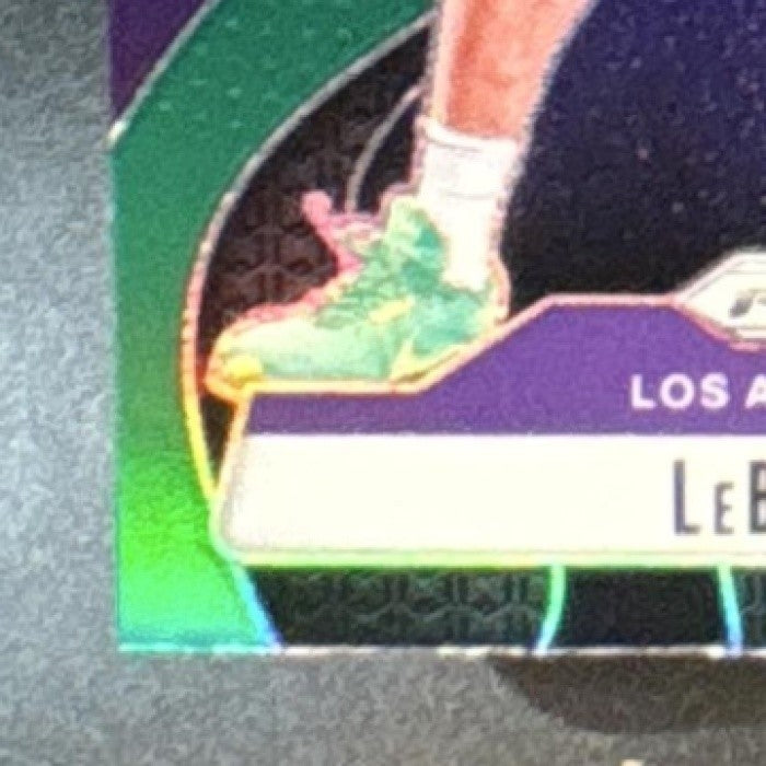2024-25 Panini Prizm LeBron James Deep Space Green #5 Los Angeles Lakers