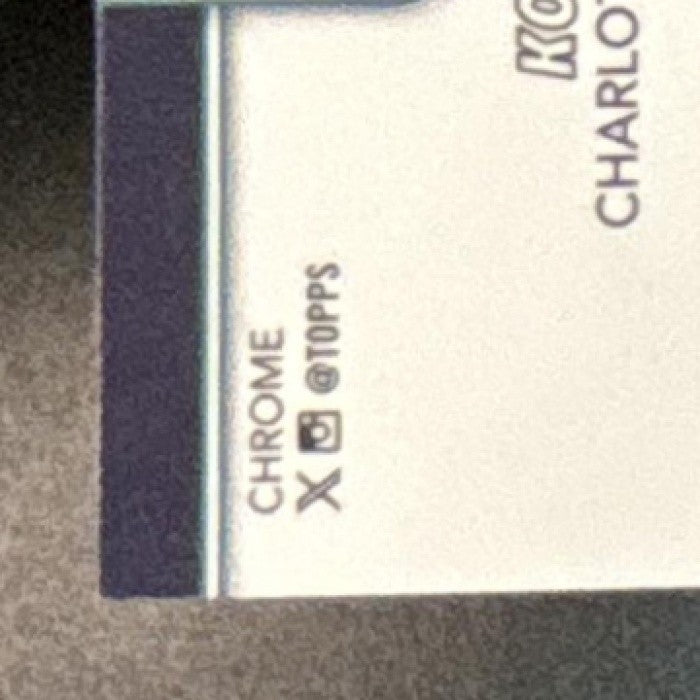 2025-26 Topps Chrome Kon Knueppel X-Fractor #254 RC Charlotte Hornets