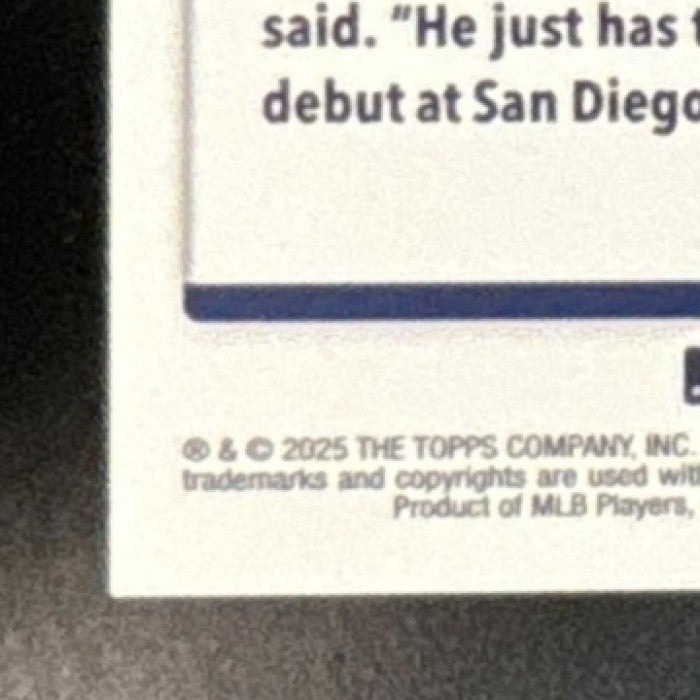 2025 Topps Update Drake Baldwin Foil Pattern #US113 RC Rookie Debut Braves