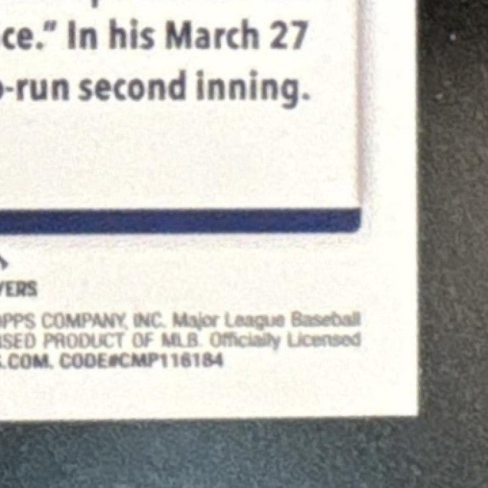2025 Topps Update Drake Baldwin Foil Pattern #US113 RC Rookie Debut Braves