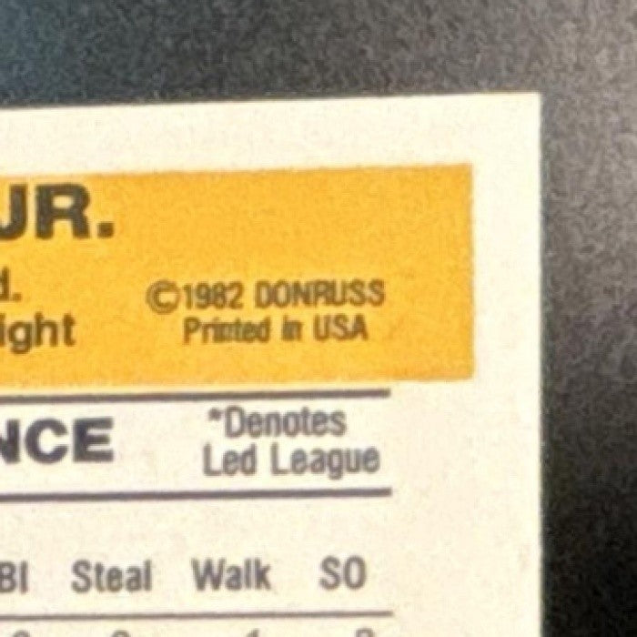 1983 Donruss Cal Ripken #279 Baltimore Orioles