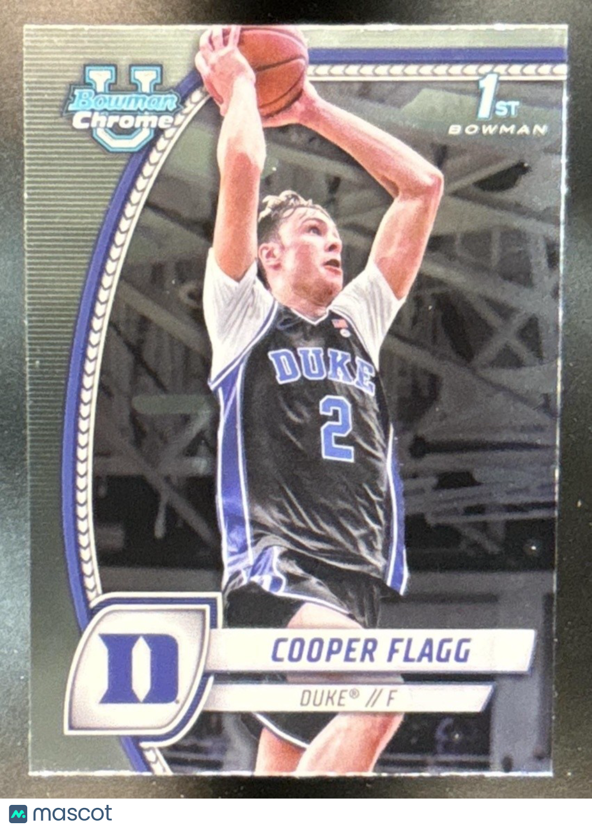 2024-25 Bowman Chrome University Cooper Flagg #16 Duke Blue Devils