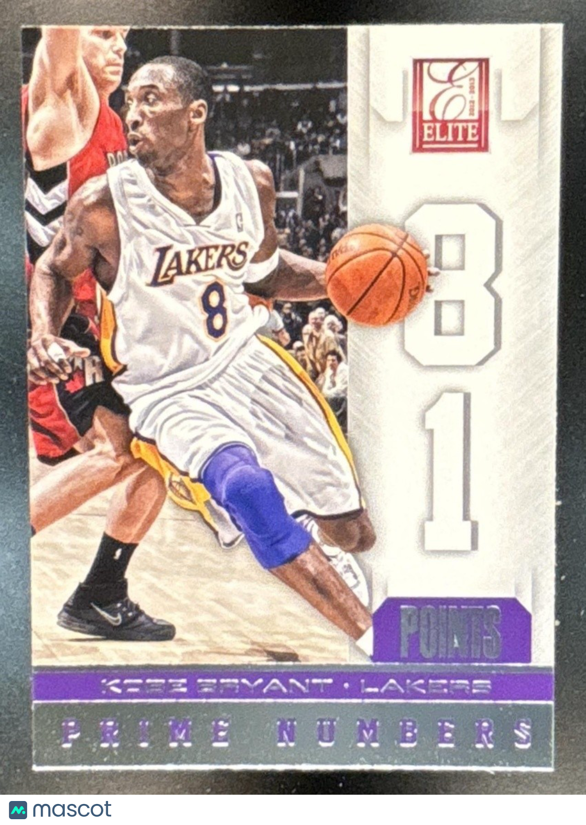 2012-13 Panini Elite Kobe Bryant Prime Numbers #24 Los Angeles Lakers