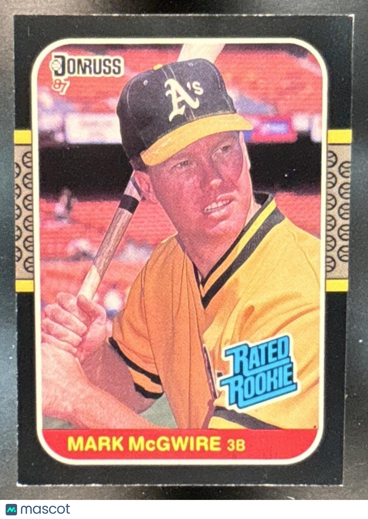 1987 Donruss Mark McGwire #46 RC Oakland Athletics