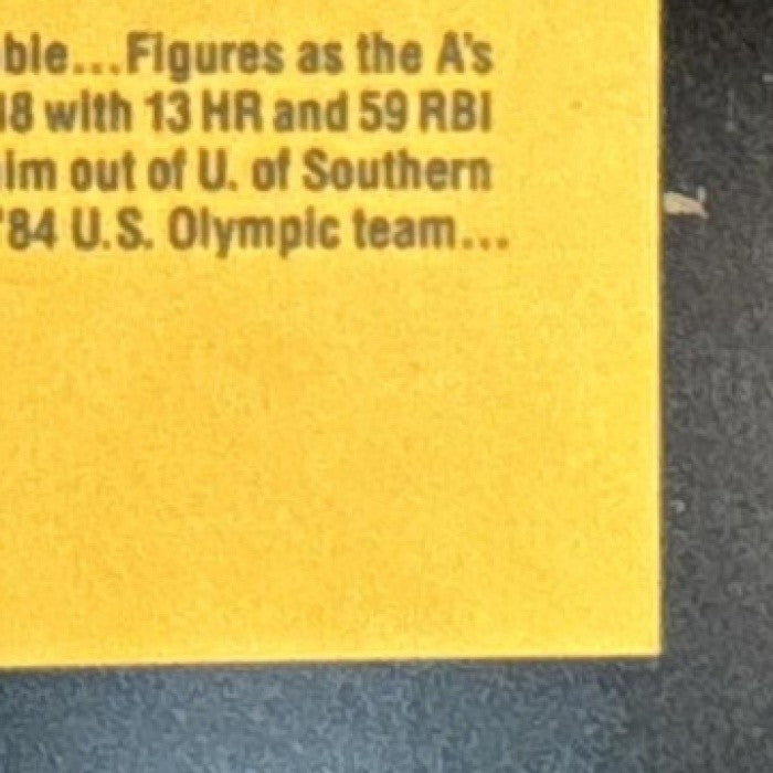 1987 Donruss Mark McGwire #46 RC Oakland Athletics