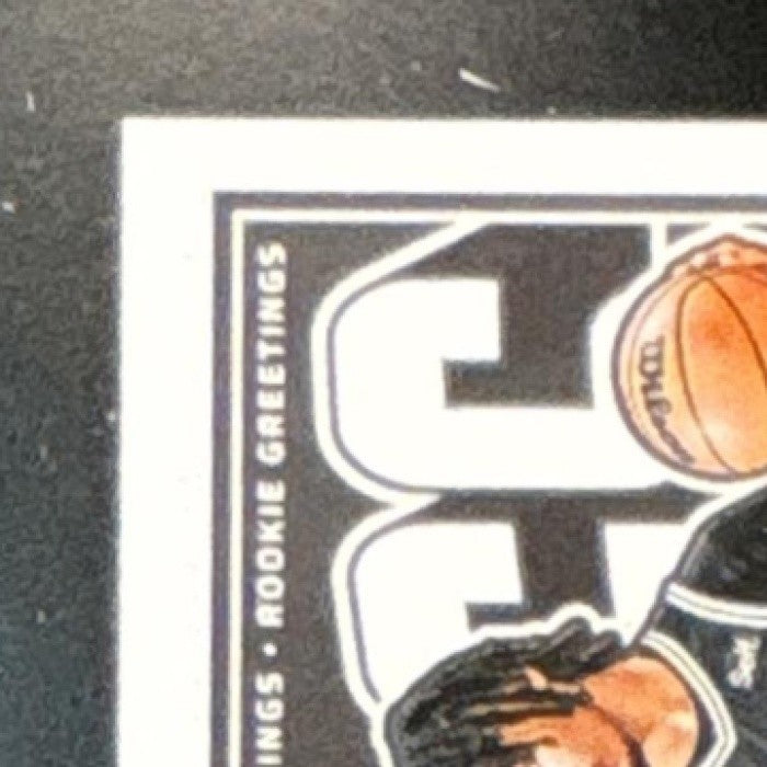 2024-25 Panini Hoops Stephon Castle Rookie Greetings #13 RC San Antonio Spurs