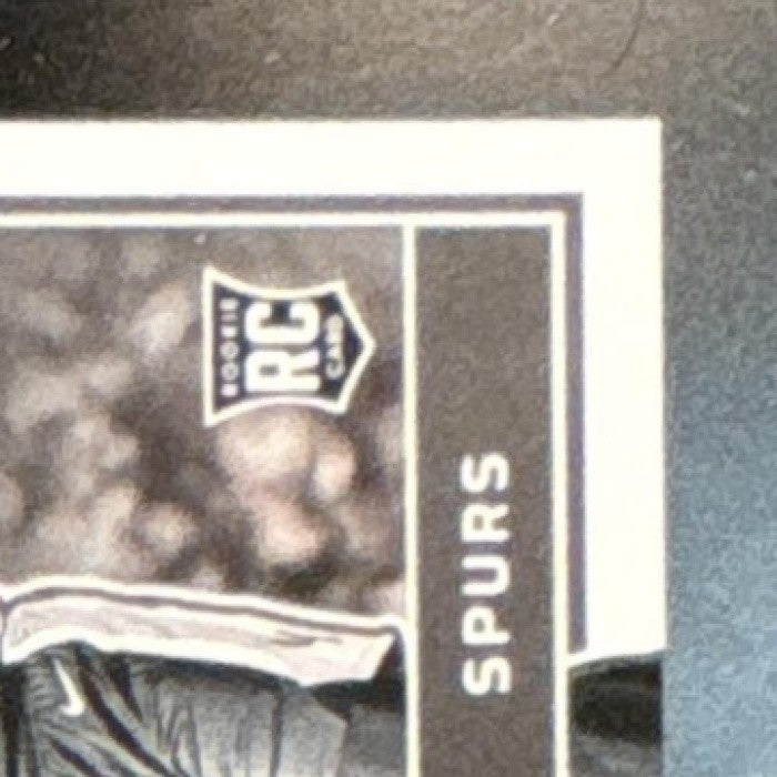 2024-25 Panini Hoops Stephon Castle Rookie Greetings #13 RC San Antonio Spurs