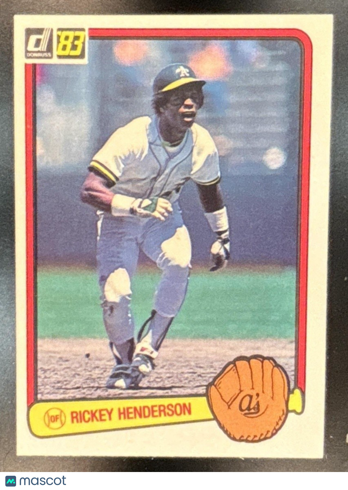 1983 Donruss Rickey Henderson #35 Oakland Athletics