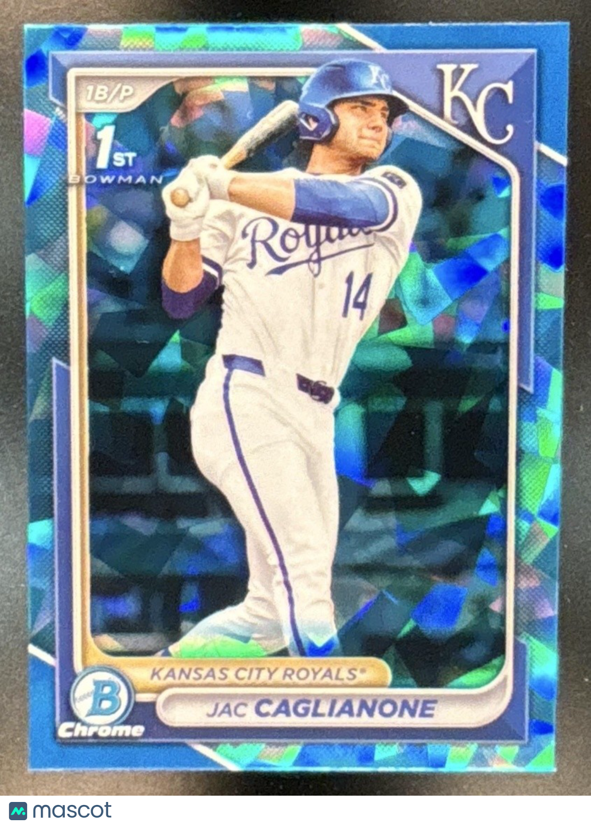 2024 Bowman Draft Sapphire Jac Caglianone Chrome #BDC-8 1st Prospect Royals