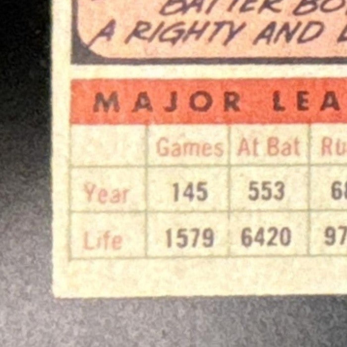 1956 Topps Red Schoendienst - #165a St. Louis Cardinals