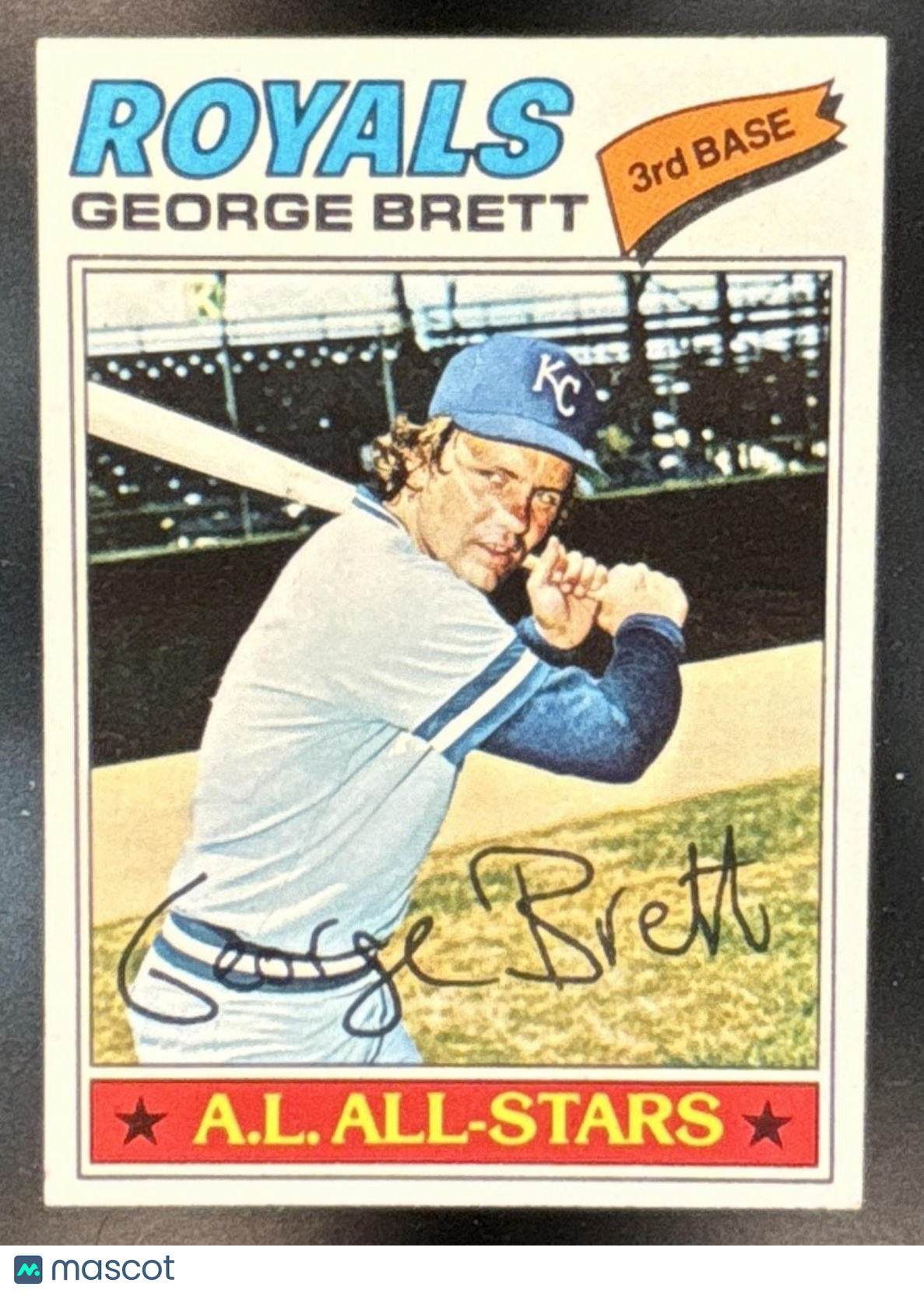 1977 Topps George Brett #580 All-Star Kansas City Royals