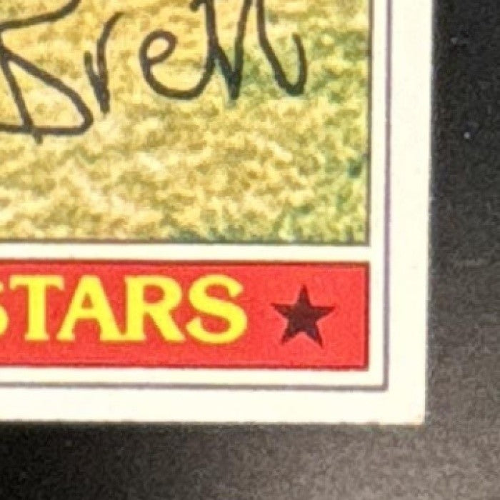 1977 Topps George Brett #580 All-Star Kansas City Royals