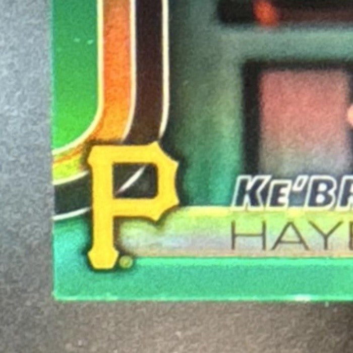 2025 Topps Chrome Ke'Bryan Hayes Green Refractor /99 #196 Pittsburgh Pirates