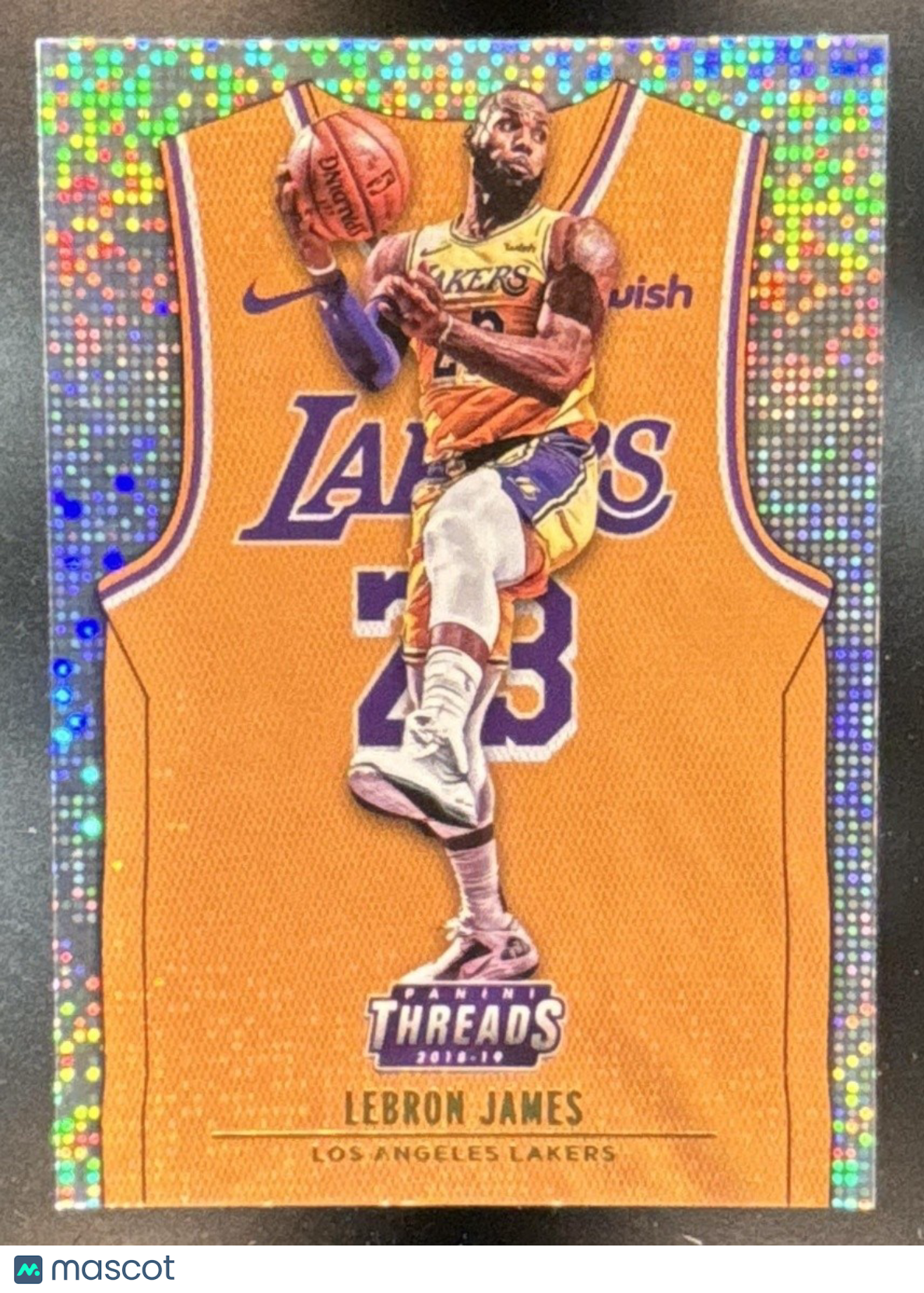 2018-19 Panini Threads LeBron James Dazzle #175 Los Angeles Lakers