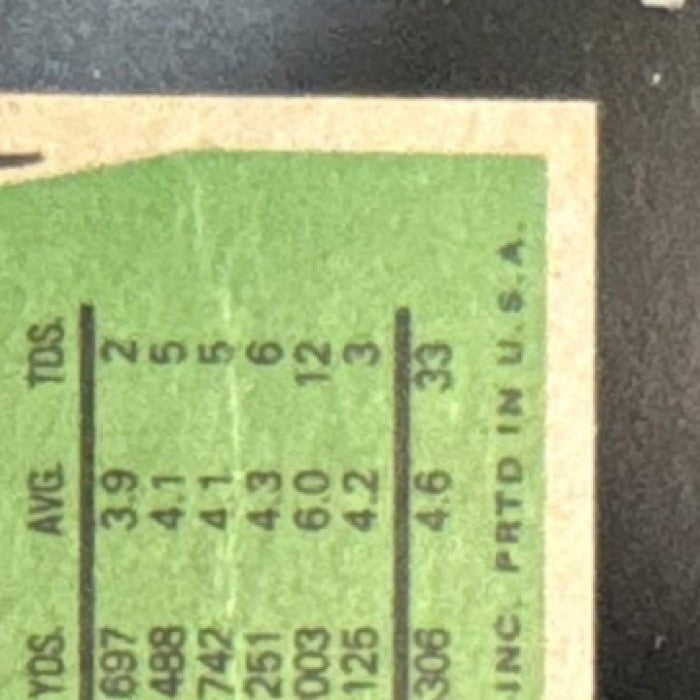 1975 Topps O.J. Simpson #500 Buffalo Bills