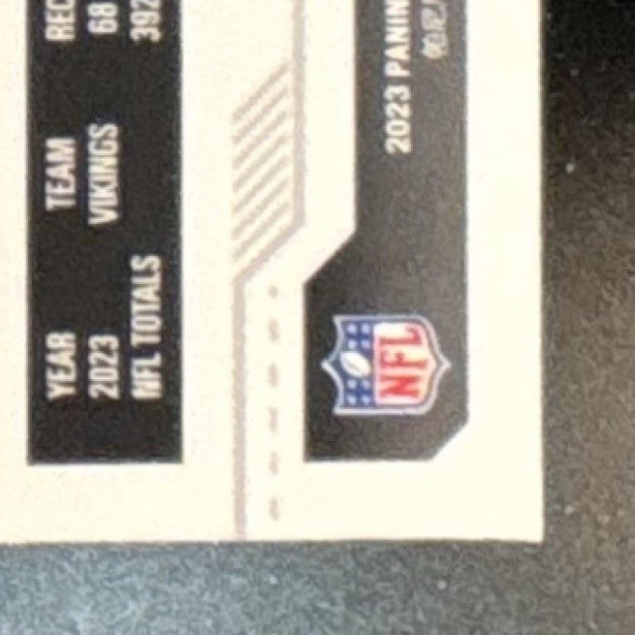 2023 Panini Contenders Optic Justin Jefferson Blue /99 #36 Minnesota Vikings