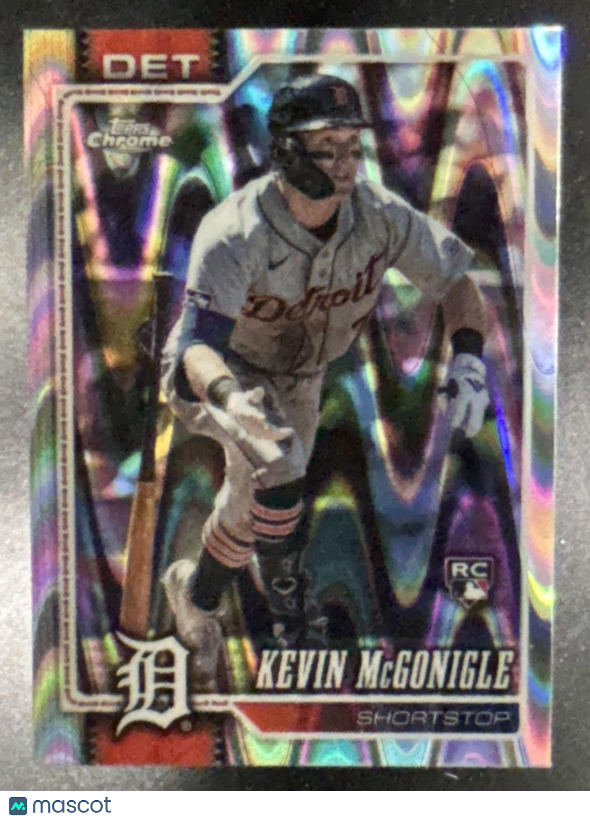 2026 Topps Chrome Kevin McGonigle Raywave Refractor #16 RC Detroit Tigers