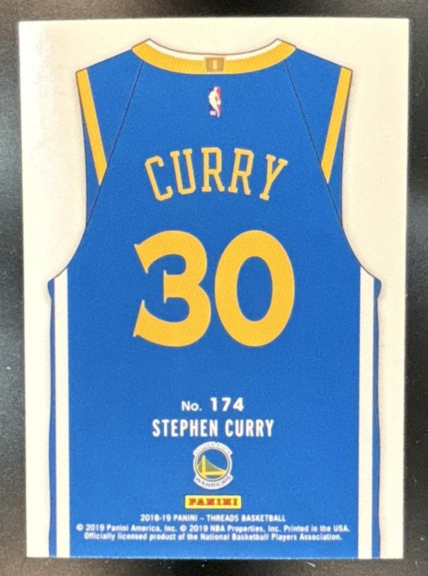 2018-19 Panini Threads Stephen Curry #174 Icon Edition Golden State Warriors