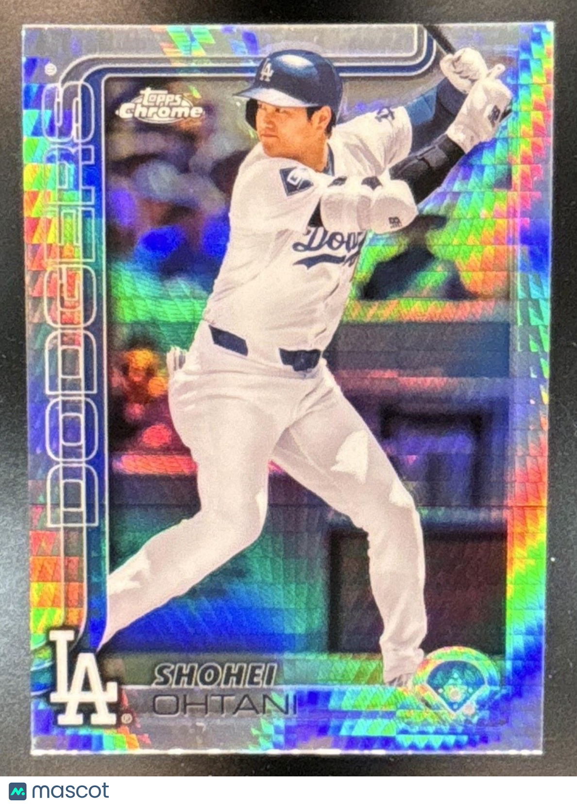 2025 Topps Chrome Shohei Ohtani Prism Refractor #1 Los Angeles Dodgers