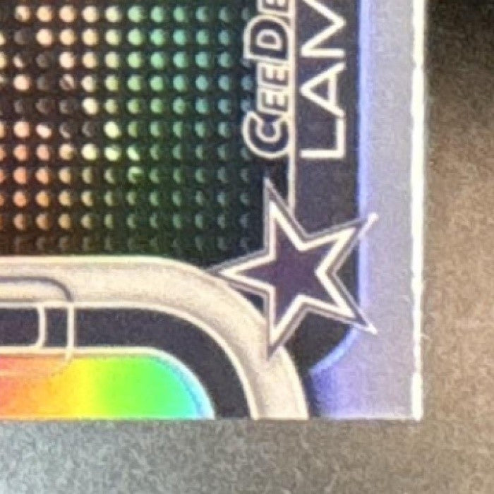2025 Topps Chrome CeeDee Lamb Lightboard Logo Variation #76 Dallas Cowboys
