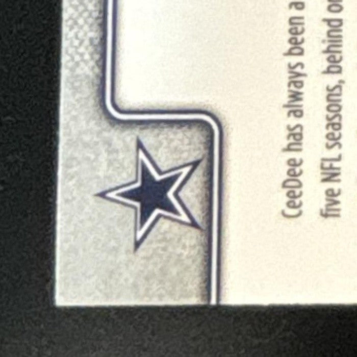 2025 Topps Chrome CeeDee Lamb Lightboard Logo Variation #76 Dallas Cowboys