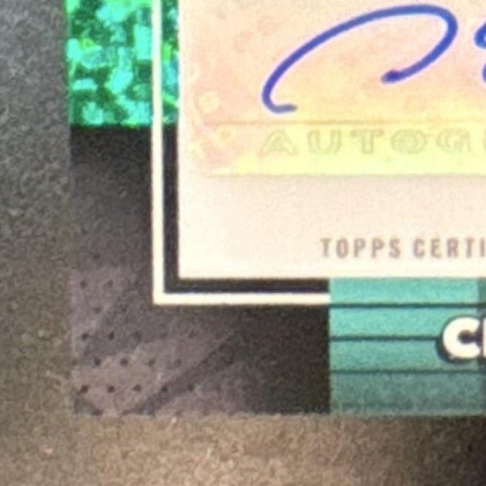 2026 Topps Finest Chien-Ming Wang Mega Auto Green Mini-Diamond /99 Yankees
