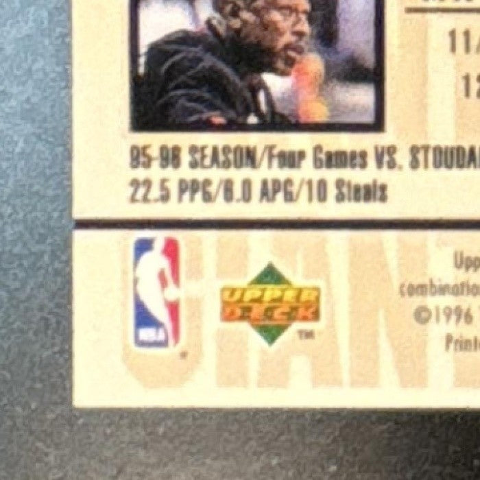 1996-97 Upper Deck Collector's Choice Anfernee Hardaway Michael Jordan
