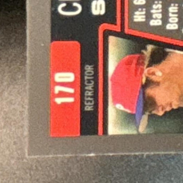 2006 Bowman Chrome Chase Utley Refractor #170 Philadelphia Phillies