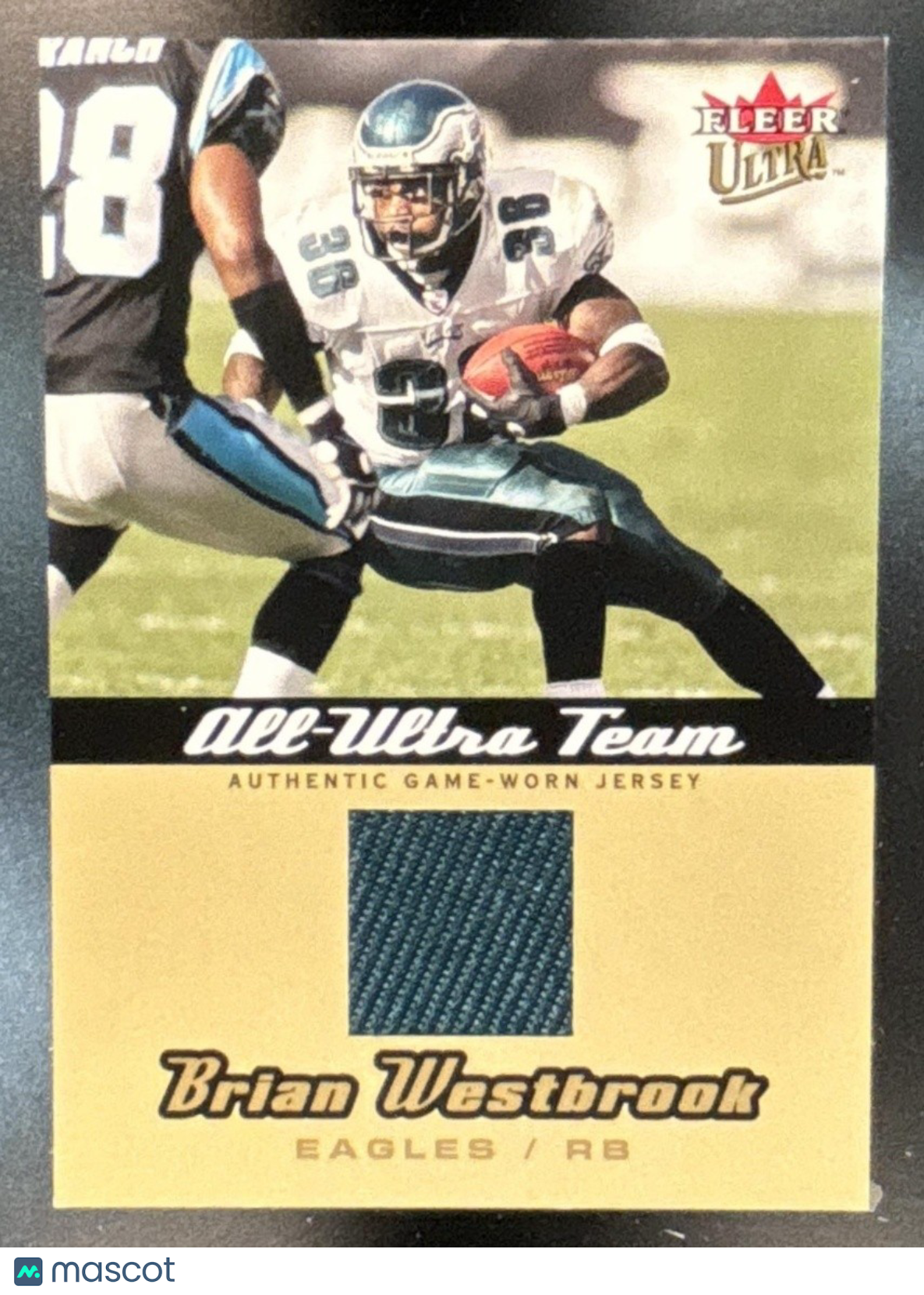 2005 Fleer Ultra Brian Westbrook All Team Jerseys Gold #AU-BW MEM Eagles