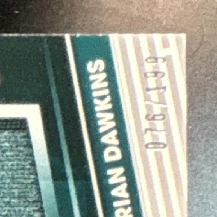 2018 Panini Absolute Brian Dawkins Canton Absolutes /199 MEM Philadelphia Eagles