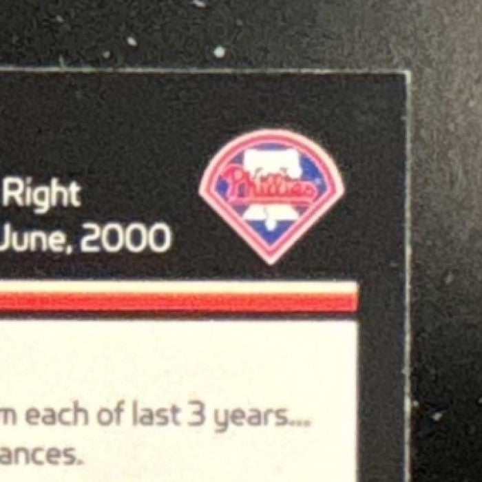 2009 Bowman Chrome Chase Utley Refractor #4 Philadelphia Phillies