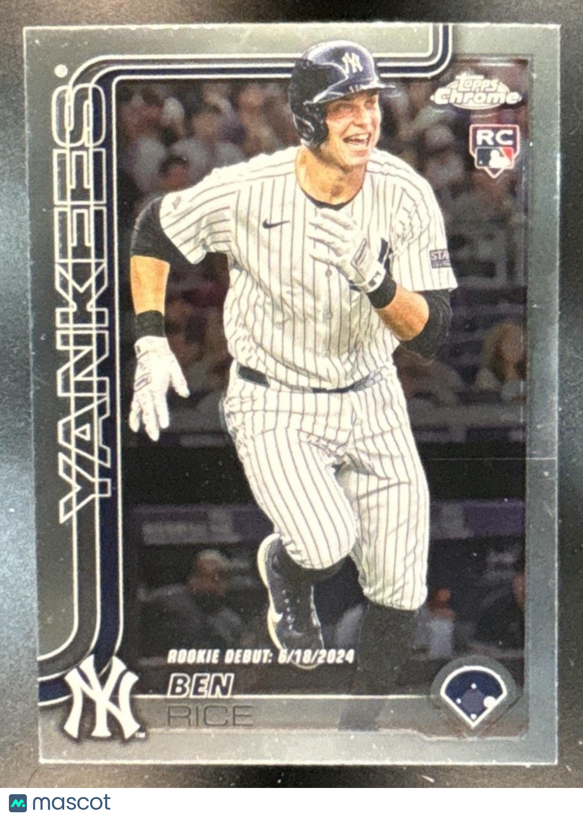 2025 Topps Chrome Update Ben Rice #USC138 RC Yankees