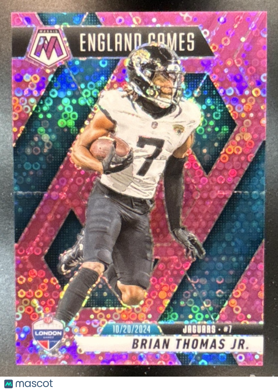 2025 Mosaic Brian Thomas Jr. International Games No Huddle Pink /20 #256