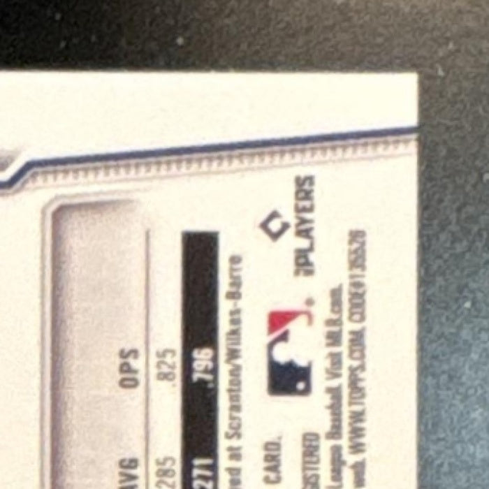 2026 Bowman T.J. Rumfield Chrome Auto Green Refractor /99 1st Prospect Yankees