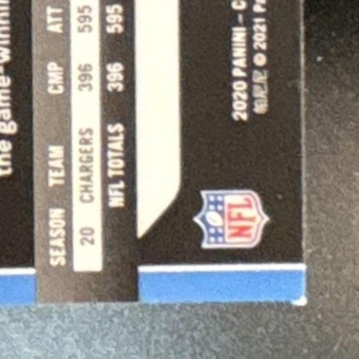 2020 Panini Chronicles Justin Herbert Prizm Black Silver RC Los Angeles Chargers